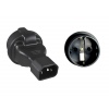 PremiumCord Adaptér IEC C14 M - SCHUKO CEE 7/3 F