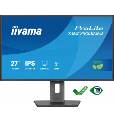 27" iiyama X2792QSU-B1:IPS,QHD,120Hz,HDMI,DP,Green