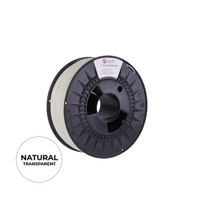 Filament C-TECH PREMIUM LINE, TPU 90A, flexibilní, natural, 1,75mm, 1kg