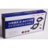 PremiumCord USB 2.0 repeater a prodlužovací kabel A/M-A/F 25m