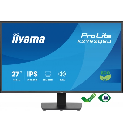 iiyama ProLite/X2792QSU-B1/27"/IPS/QHD/120Hz/3ms/Černá/3R