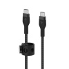 Belkin kabel USB-C s konektorem USC-C,3M černý pletený