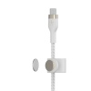 Belkin kabel USB-C s konektorem USC-C,3M bilý pletený