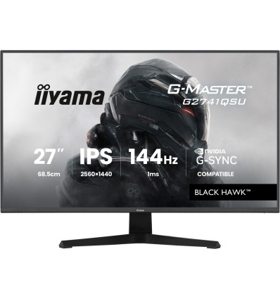 iiyama G-Master/G2741QSU-B1/27"/IPS/QHD/144Hz/1ms/Černá/3R