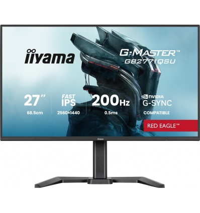 iiyama G-Master/GB2771QSU-B1/27"/IPS/QHD/200Hz/0,5ms/Černá/3R