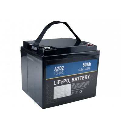 A2D2 baterie LiFePO4 12,8V 50Ah M6 (Gotion cells)