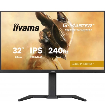 iiyama G-Master/GB3290QSU-B1/31,5"/IPS/QHD/240Hz/1ms/Černá/3R