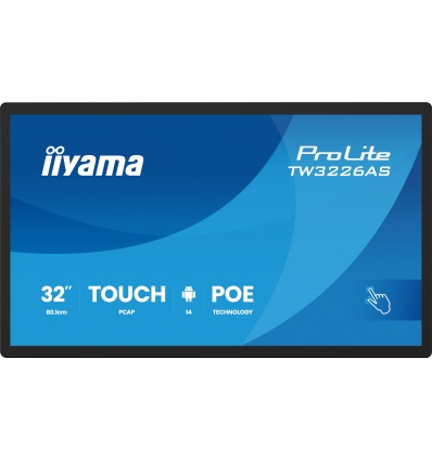 32" iiyama TW3226AS-B3P:VA,FHD,Android,POE