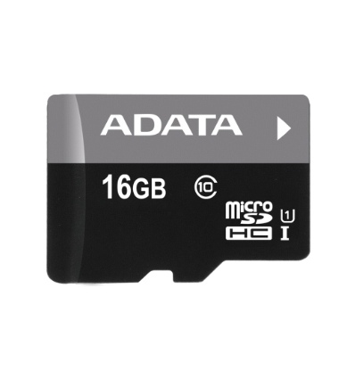 Adata/micro SDHC/16GB/UHS-I U1 / Class 10/+ Adaptér
