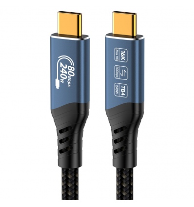 USB4™ Ver2.0 80Gbps 16K@60Hz 240W Thunderbolt,1.5m