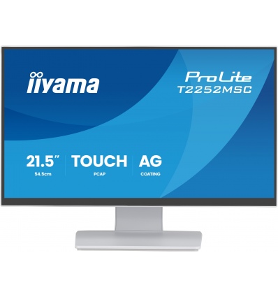 22" LCD iiyama T2252MSC-W2AG:IPS,FHD,HDMI,DP
