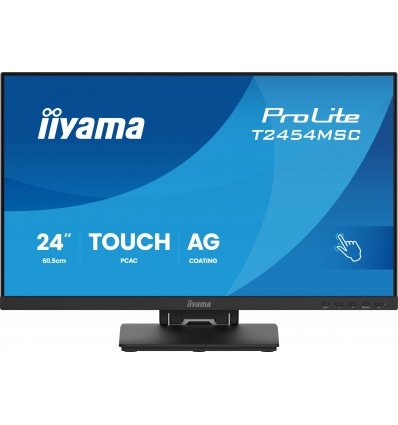 24" iiyama T2454MSC-B3AG - IPS,FHD,USB,repro