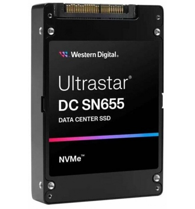 QNAP WD, SSD, Ultrastar SN655, PCIe NVMe Gen4, U.3 15mm, 30.72TB, 0TS2509