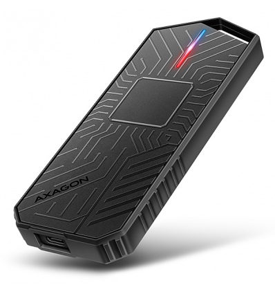 AXAGON EEM2-GAM, USB-C 10Gbps - NVMe & SATA SSD GAME M.2 box, bezšroubkový