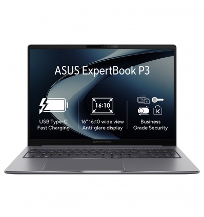ASUS ExpertBook P3/P3605CVA/i7-13620H/16,0"/WUXGA/32GB/1TB/UHD/W11P/Gray/2R