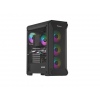 Počítačová skříň Genesis IRID 505 ARGB V2/Midi Tower/Transpar./Černá