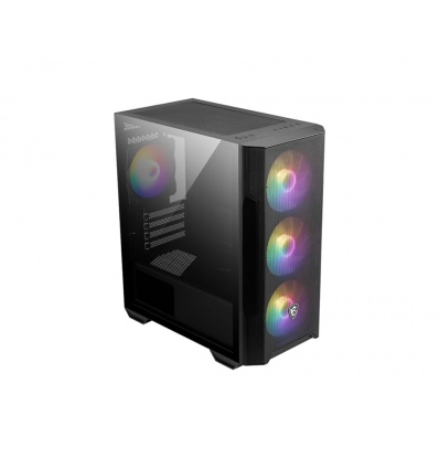 MSI MAG FORGE M100R/Micro ATX/Transpar./Černá