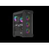 Počítačová skříň Genesis IRID 505 ARGB V2/Midi Tower/Transpar./Černá