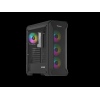 Počítačová skříň Genesis IRID 505 ARGB V2/Midi Tower/Transpar./Černá