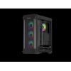 Počítačová skříň Genesis IRID 505 ARGB V2/Midi Tower/Transpar./Černá