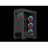 Počítačová skříň Genesis IRID 505 ARGB V2/Midi Tower/Transpar./Černá