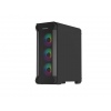 Počítačová skříň Genesis IRID 505 ARGB V2/Midi Tower/Transpar./Černá