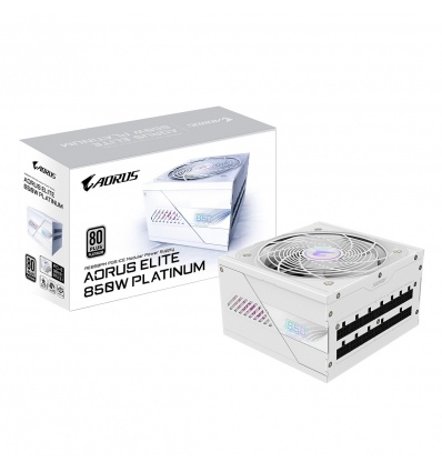 GIGABYTE AORUS ELITE P850W ICE/850W/ATX 3.1/80PLUS Platinum/Modular/Retail