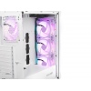 Počítačová skříň Genesis IRID 505 ARGB V2/Midi Tower/Transpar./Bílá
