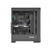 Počítačová skříň Genesis IRID 505F/Midi Tower/Transpar./Černá