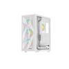 Počítačová skříň Genesis DIAXID 605 ARGB/Midi Tower/Transpar./Bílá