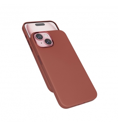 Epico Mag+ kožený kryt iPhone 15 Plus - hnědá
