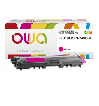 OWA Armor toner kompatibilní s Brother TN-248XL M, 2300st, červená/magenta
