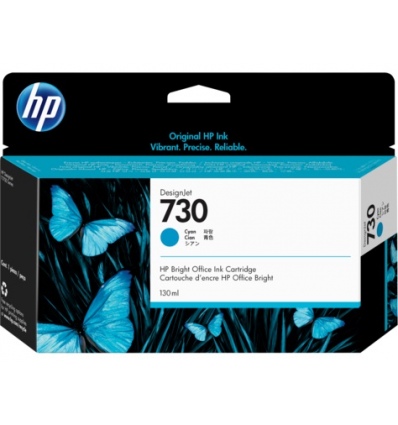 HP 730 130-ml Cyan Ink Cartridge &nbsp;