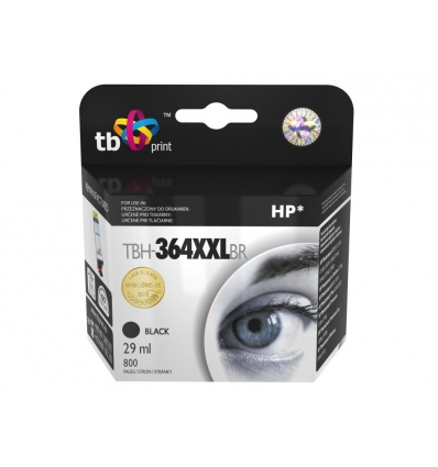 Ink. kazeta TB kompat. s HP CB321EE, XXL, TBH-364XXLBR, Black