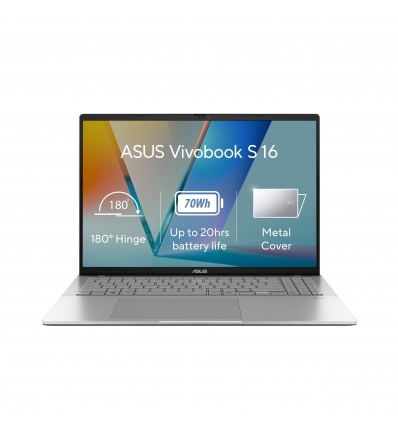 ASUS Vivobook S 16/S3607VA-RP097W/5-210H/16"/WUXGA/16GB/512GB/Intel int/W11H/Silver/2R