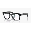 Meta Ray-Ban Wayfarer, AI brýle, Shiny Black, Clear