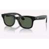 Meta Ray-Ban Wayfarer, AI brýle, Shiny Black, G15 Green