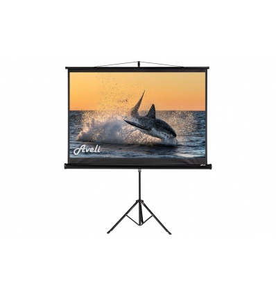 Projekční plátno AVELI stativ, 150x94cm (16:10) 70", černý tubus