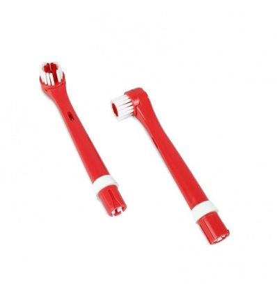 Náhradní hlavice oscilačního zubního kartáčku Tlapková patrola červený