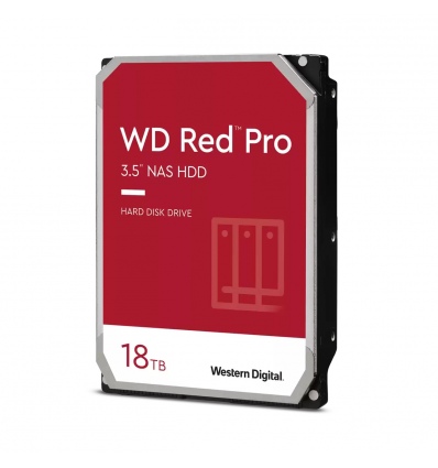 QNAP WD, HDD, Red Pro, SATA III, 3.5-inch, 18TB, WD181KFGX