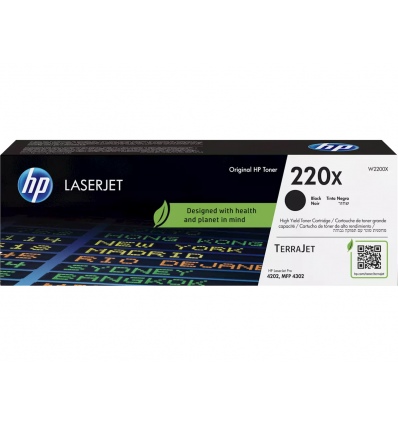 HP W2200X, black toner.&nbsp;kazeta HP LaserJet 220X