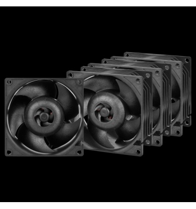ARCTIC S8038-7K - 80mm Case Fan - dual ball bearing - max 7000 RPM - PWM regulated - Pack of 4 pcs