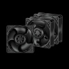 ARCTIC S12038-8K -120mm Case Fan (3 Pack) - dual ball bearing - max 8000 RPM - PWM regulated