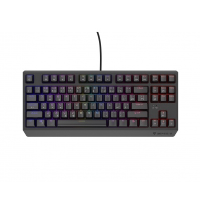 Herní klávesnice Genesis THOR 230/TKL/RGB/Outemu Red/Drátové USB-A/CZ-SK layout/Černá