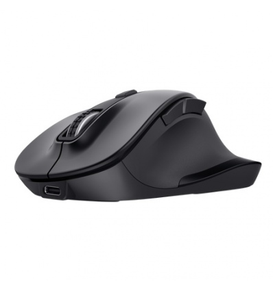Trust Fyda Multi-device Wireless Mouse/Kancelářská/Optická/Pro praváky/2 400 DPI/USB+BT/Černá