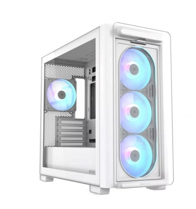 ASUS case A23 PLUS TG ARGB FANS WHT