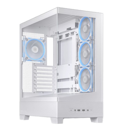 ASUS case A31 PLUS TG ARGB FANS white