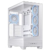 ASUS case A31 PLUS TG ARGB FANS white
