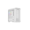 Počítačová skříň Genesis IRID 503 ARGB LITE/Mini Tower/Transpar./Bílá