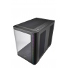 FSP M580-BA/Midi Tower/Transpar./Černá